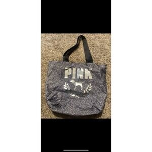 Victoria Secret Pink Canvas Tote‎ Bag Nwot